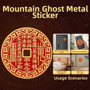 Safe and Creative Copper Money Decorative Phone Sticker