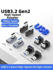 Bissox | High-speed 90-degree Angle USB to TYPE-C Adapter