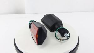 2 PCS Motorcycle Rear Brake Turn Signal Lights Indicators For Yamaha DT125 XT350 XT600 XT550 XT250 FZ750 1985-2000 Amber Lamps