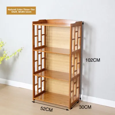 Antique Style Bookshelf Storage Cabinet