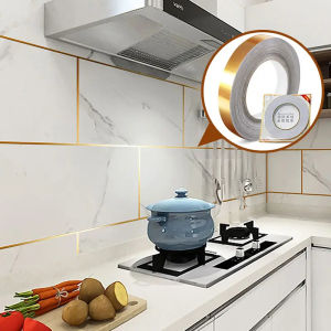 1/2pcs Home Decoration Tile Gap Tape self-adhesive tape Floor Wall Seam Sealant Ceiling Waterproof Decorative Sticker Decal