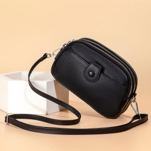 Royal Bagger Crossbody Túi Đeo Vai dành cho Nữ da bò thật thời trang mới dung tích lớn Túi điện thoại vuông nhỏ 9995