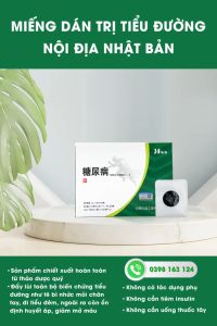 Miếng Dán Huyệt Hỗ Trợ Giảm Tiểu Đường