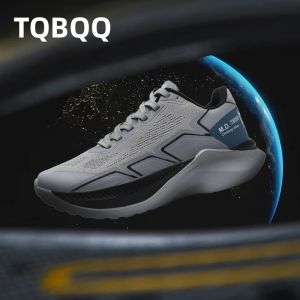 Giày Chạy Bộ Đế Dày Phong Cách Thời Trang Nam Giày Thể Thao Tennis Nhẹ Thoáng Khí Chất Liệu Vải Trên Cùng Đế Ngoài Bằng Cao Su