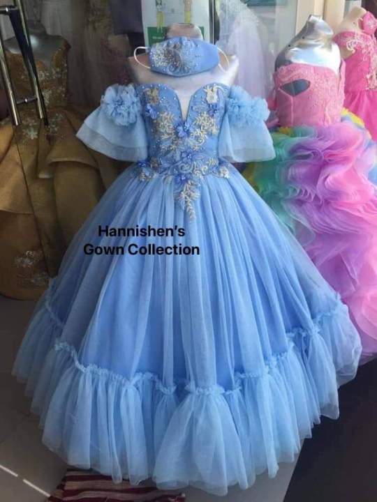 Gown for on sale 7th birthday girl