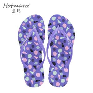 Hotmarzz Womens flip flops PVC anti slip slippers for outdoor wear beach clip on slippers HM7122