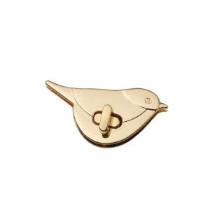 Durable Metal Bag Turn Lock Bird Shape Clasp for DIY Leather Craft Handbag Shoulder Bag Repair Hardware