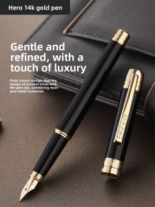 HERO | Business Office High-End Elegant Writing Gift Pen 14K Gold