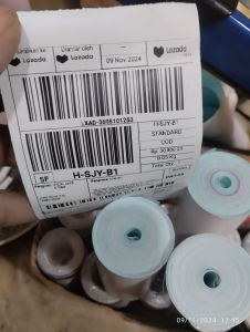 KERTAS LABEL THERMAL STIKER 80 MM x 10 METER PRINTER LABEL STICKER PRINTER 80 MM HARGA PER 1 ROL