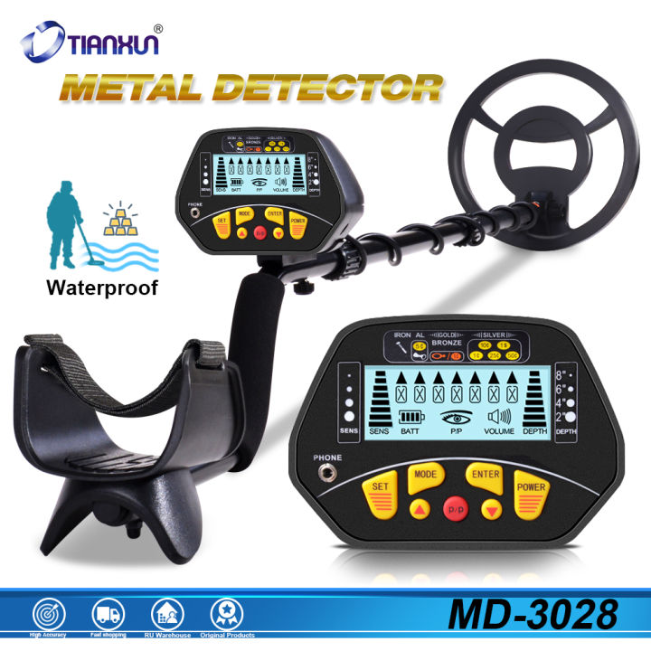 Professional Metal Detector MD-3028 for Long Range Gold Metal Detector ...