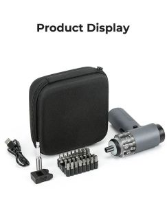Creality | Creality  Screwdriver Cordless Electric 32 Pcs CRV Steel Screwdriver Bits 5N.m Torque 7-speed KnobCircular LED Light
