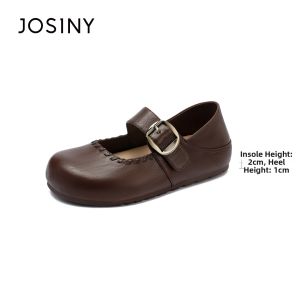 Josiny | Spring French Mary Jane Thick Soft Sole Flats