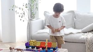 MALOTOYS - MNTL Car Magnetic Transparent Magnet Blocks Blok Mainan Blok Magnetik Compatible STEM Malo Toys