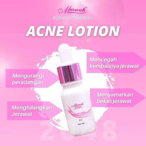 MARWAH ACNE LOTION SERUM TOTOL JERAWAT AMPUH KEMPESKAN JERAWAT
