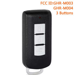 KEYECU GHR-M003 GHR-M004 Remote Key Fob for Mitsubishi Pajero L200 Montero Outlander 2015-2021 433MHz ID47 Chip