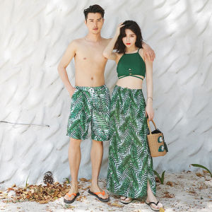 Bộ Đồ Bơi Đôi Mới 2025 Bộ Đồ Bơi Nữ Ba Mảnh Đi Biển Bãi Biển Cao Cấp Cảm Giác Quần Áo Bơi Cặp Đôi Sea Swim