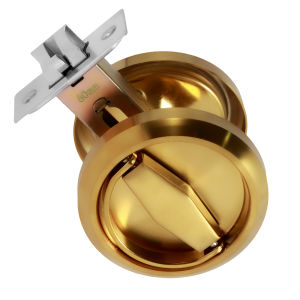 304 Stainless Steel Hidden Door Handle Lock Keyless Recessed Door Lock Single Cylinder Deadbolt Invisible Lock for Furniture