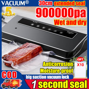 Free 10 sealed bags🔥VACUUM Portable vacuum sealer vacuum sealing machine width 300MM 90000PA German technology machine Food Automatic Plastic Bag sealing machine Dry and wet vaccum seal pack for food vaccum sealer packaging food vacum sealer machine