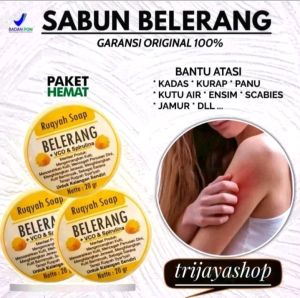 sabun belerang original untuk mengatasi kulit gatal-gatal.