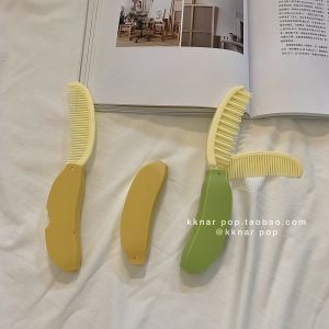 Khnar Dụng Cụ Làm Đẹp Cầm Tay Kẹp Tóc Gấp Hình Chuối Ins Phong Cách Đơn Giản Dễ Thương Dụng Cụ Làm Đẹp Cho Phụ Nữ Nhỏ Gọn