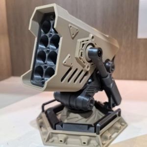 Creative Pen Holder‌Military Style 3D Printed Pen Holder - Adjustable Click-Lock Desktop Organizer Battlefield Mech Model Utility Ornament PETG Material EVA-00 PROTOTYPE