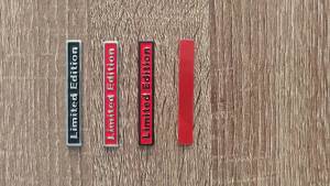Metal Limited Edition Badge 3D Sticker Car Styling Logo Decoration Exterior Decals Motorcycle body Stickers car Accessories