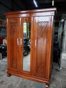 Lemari Kayu 3 Pt (Khusus Jabodetabekkar)