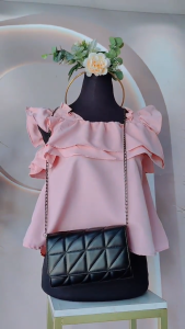 Christmas Party Gift Sling Bag for Women Korean Style Cute Mini Chain Crossbody Shoulder Handbag for Ladies