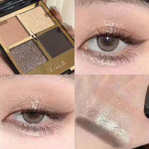 Faiccia | Purple Blue Black Smoky Eye Eyeshadow Palette 4 Colors