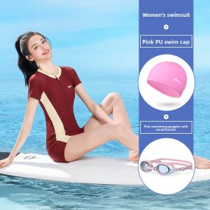 XTEP | Slimming Tummy Covering Womens Swimsuit One-Piece Square-cut