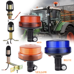 Amber/Blue/Red LED Warning Strobe Lights Beacon Light Forklift Tractor Flashing Rotating Safety Truck Golf Carts Snow Plow CE 