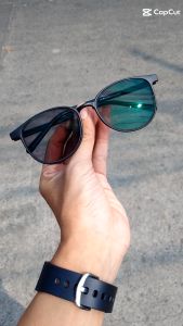 TERLARIS Kacamata Minus Optik Asli Photocromic Anti Radiasi UV Frame Oval Pria Wanita Fashion Lentur Elastis