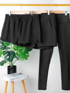 Womens Sport Shorts Large Size Loose Quick Dry Running Yoga Fitness Beach Pants Thin No Lining Pocket Design Sports Innerwear