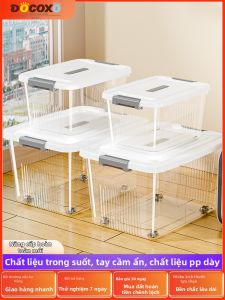 DOCOXO | Hộp Lưu Trữ Nhựa Dày trong Suốt Dung Lượng Lớn