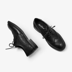 MIOLLIBARN | Vintage Lace-up Brogue Shoes Womens Flats Oxford
