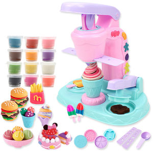 🔥HOT🔥 【Fast Delivery】 36 PCS Light Soft Clay Different Colorful Kids Modeling Light Soft Clay Ice Cream Machine Pretend Play Dough Toys  Air Dry Clay Studio Toy Bright Color No-Toxic Modeling Clay Creative DIY Crafts