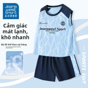 JEANSWEST SPORT | Bộ Đồ Bóng Rổ Phong Cách Mới Cho Trẻ Em Khô Nhanh