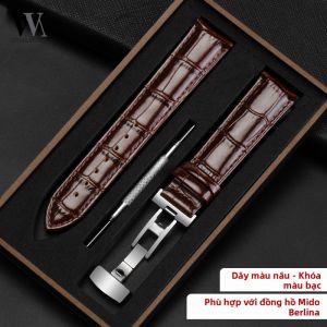 Woalmorn | Dây Đeo Đồng Hồ Da Mido Baroncelli 8600 Belenos