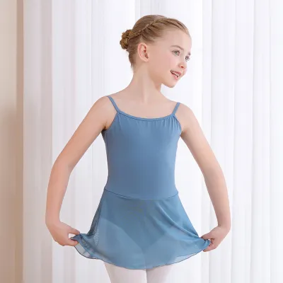 Girls Ballet Dance Suit Leotard Gymnastics Outfit Professional Exam Form Fit Clothing Nylon Fabric E.Dance Brand B101-3 Model