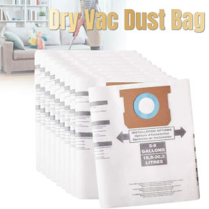 6PCS Universal Dry Vac Dust Bag Vacuum Cleaners For Shop Vac 5-8 Gallon Ridgid