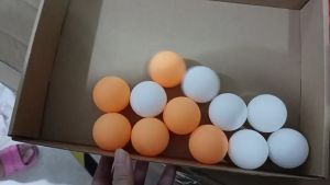 ลูกปิงปองสำหรับฝึกซ้อม คละสีสีส้ม สีขาว  ลูกปิงปองยกแพ็ค  กีฬาปิงปอง ปิงปอง 1แพ็ค/12ลูก (Ping pong ball)