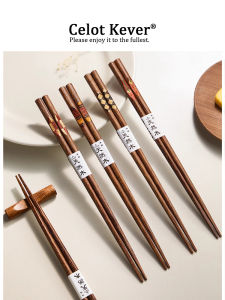 Anti-slip Heat-resistant Natural Wood Chopsticks
