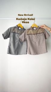 Macbear Kemeja Koko Anak Laki-laki Kerah Shanghai Aksa Shirt 2 - 10 Tahun