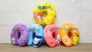 Dreamtoys96 Bantal Leher Sanrio My Melody Kuromi Headrest Printing Yelvo Penyanggah Leher