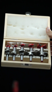 ATU|MK030 - Mata Bor Pelubang Kayu Engsel Sendok SET 5PCS Forstner Bit TCT Wood Hole Saw 15-35MM