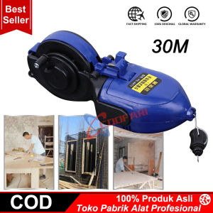 Sipatan Lot Penggaris Tarikan Benang Tukang 30M Carpenter Ink Marker Tajima