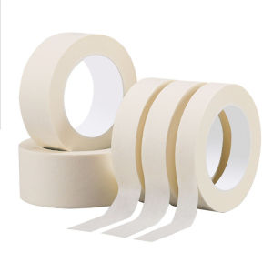 50M Masking Tape White 10mm-50mm Single Side Tape Adhesive Crepe Paper for Oil Painting Sketch Drawing Supplies Car Paintin
