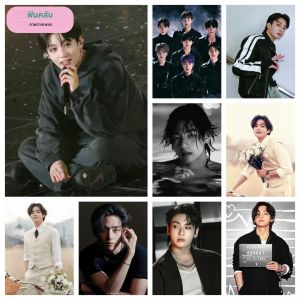 Jung Kook 5D DIY เพชรจิตรกรรมชุดนักร้องวง Kpop Rhinestones เย็บปักถักร้อยศิลปะโมเสค Cross Stitch Room Decor พัดลม Craft ของขวัญ