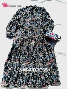 NARA DRESS GAMIS CRINKLE MOTIF