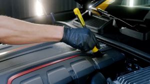 WORK STUFF | Detailing Brush Rubber Black | 16mm